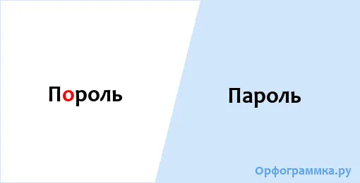 пароль